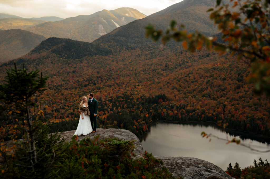 Mount Jo Elopement overlooking heart lake
