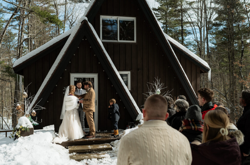 Adirondack Air bnb Elopement with Family 