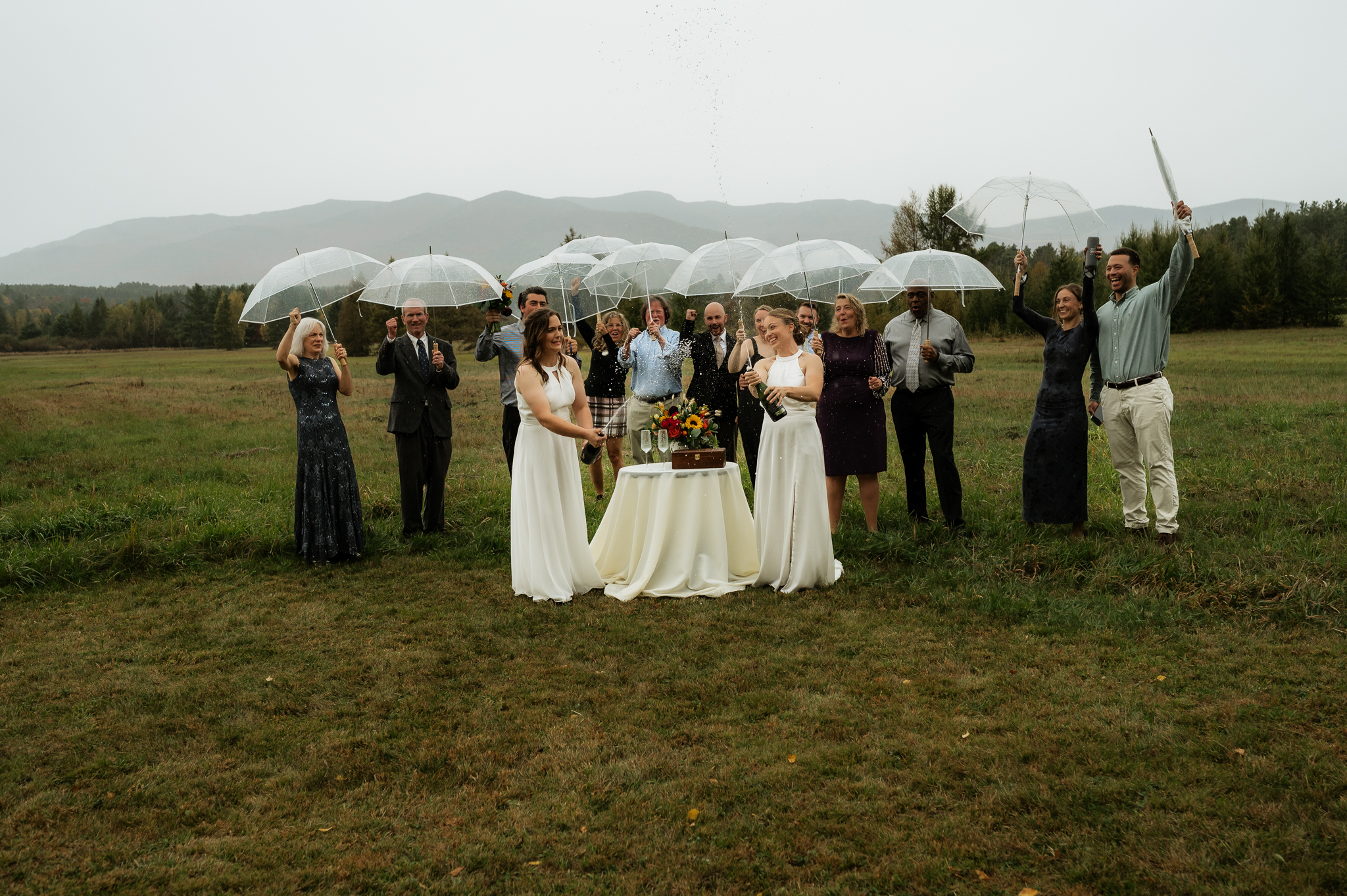 LGBTQ+ Elopement with Family in the Adirondacks